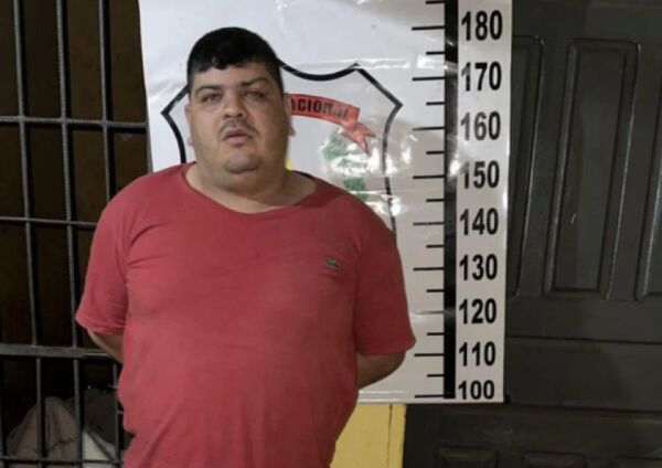 Detención de Edgar Giménez Duarte por el homicidio de un herrero en Pedro Juan Caballero