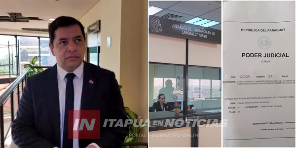 DEMANDARON A LA SOBERA S.A POR DESVINCULACIÓN SIN JUSTIFICACIÓN DE UN TRABAJADOR - Itapúa Noticias
