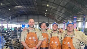 “Estamos contentos con el resultado”, dice el equipo que hizo el mejor asado porcino del mundo