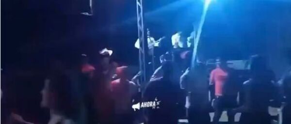 Descubren que poli tatacho es quien disparó al aire en plena farra