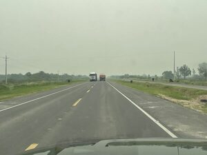 Peligrosa presencia de ganado sobre la ruta Transchaco