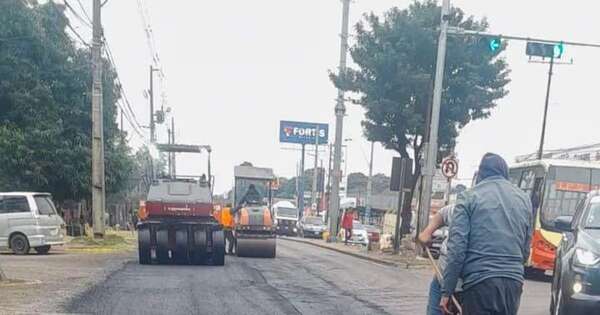 Diario HOY | Avanzan obras de reparación de la avenida Defensores del Chaco y ex Transchaco
