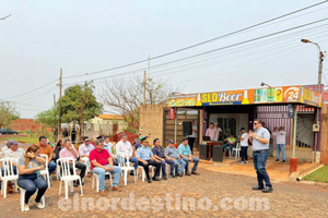 Gobernador Juancho Acosta entregó empedrado en calle Padre Pedro Silva del barrio General Genes en Pedro Juan Caballero - El Nordestino