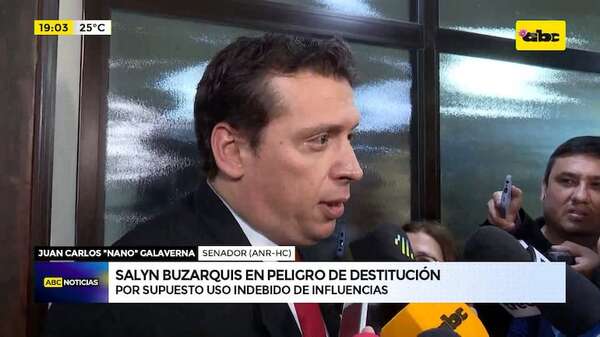 “Nano” confirma posibilidad de pérdida de investidura: Salyn niega uso indebido de influencias - ABC Noticias - ABC Color