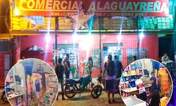 Motochorros irrumpen armados en local comercial y se robaron la recaudación – Diario TNPRESS