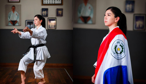 Aimi Larrosa, la karateka encarnacena que representará a Paraguay en Japón