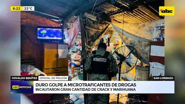 Video: Duro golpe a microtraficantes de drogas durante allanamientos  - ABC Noticias - ABC Color
