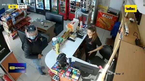 San Lorenzo: motochorros asaltan una estación de servicios - ABC Noticias - ABC Color