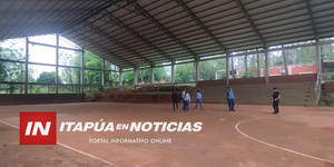MUNICIPALIDAD DE TRINIDAD IMPULSA OBRAS EN EL POLIDEPORTIVO DE PASO GUEMBE - Itapúa Noticias