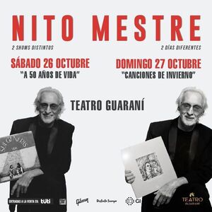 Nito Mestre en Asunción: Dos conciertos para celebrar 50 años de buena música • PARAGUAY TV