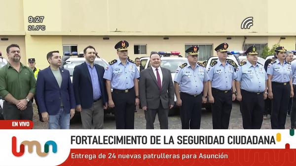 Asunción recibe 24 nuevas patrulleras para fortalecer la seguridad - .::Agencia IP::.
