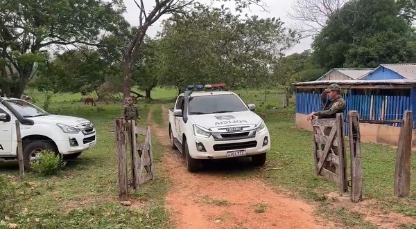 Allanamiento fiscal-policial en Horqueta deja dos heridos - trece