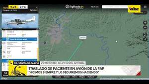 Traslado de pacientes en avión de la FAP: ¿es un servicio para todos?  - ABC Noticias - ABC Color