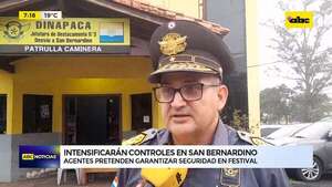 San Bernandino: intensificarán controles durante el fin de semana largo  - ABC Noticias - ABC Color