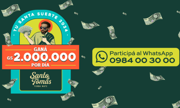 YERBA MATE SANTO TOMÁS VUELVE A LANZAR  SU PROMO TU SANTA SUERTE