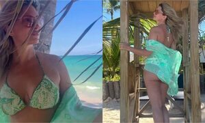 [VIDEO] ¡Mamau! Laura Martino festejó con un biquinazo su cumple