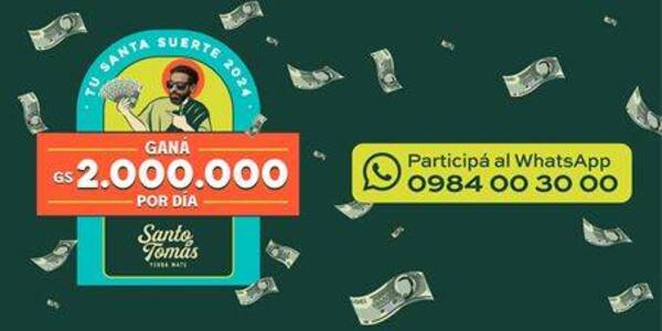 ¡Yerba mate SantoTomás vuelve a lanzar su promo Tu Santa Suerte!