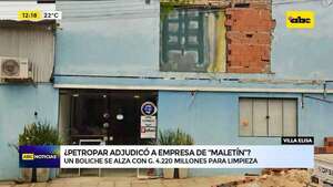 Millonaria adjudicación de Petropar a presunta empresa de maletín: G. 4.220 millones para limpieza - ABC Noticias - ABC Color
