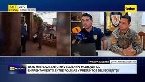 Horqueta: Policía asegura que respondió a agresión de sospechosos durante operativo  - ABC Noticias - ABC Color