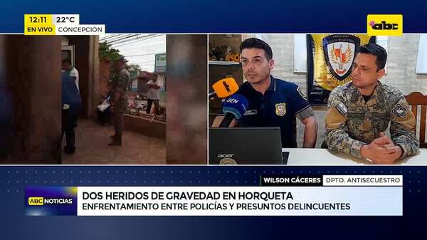 Horqueta: Policía asegura que respondió a agresión de sospechosos durante operativo - ABC Noticias - ABC Color