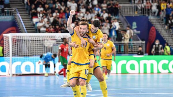 Kazajistán elimina a la campeona Portugal con un gol a falta de 14 segundos