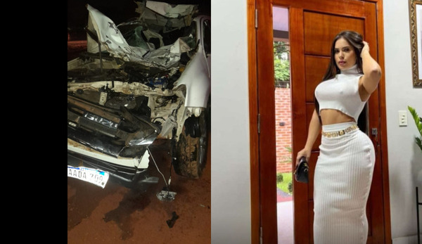 Accidente fatal: muere la acompañante de alto jefe policial tras colisión de auto con caballo