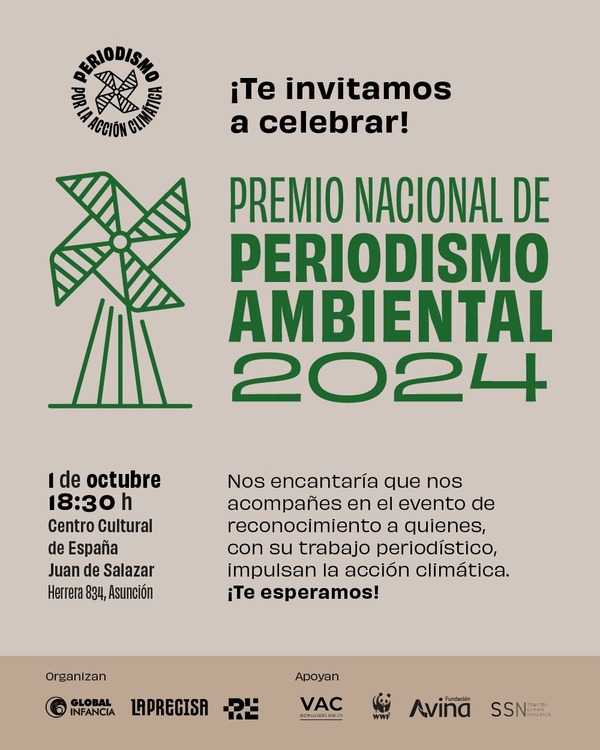 Premio Nacional de Periodismo Ambiental 2024: una agenda para combatir la crisis climática en Paraguay - ADN Digital
