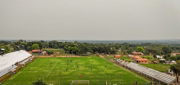 Versus / Avanzan las obras del nuevo estadio de Ameliano en Villeta
