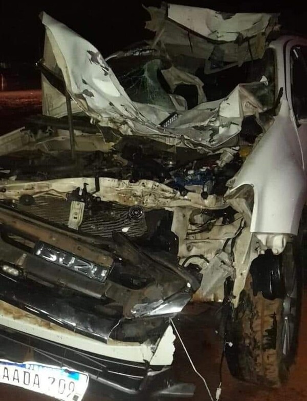 Director de Inteligencia de la Policía choca en Minga Guazú y su acompañante fallece