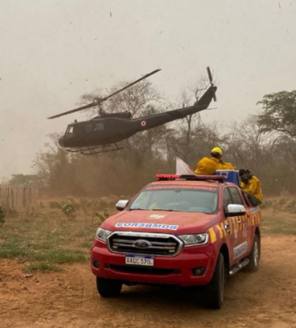 Siguen combatiendo focos de incendios en dos estancias del Chaco - Portal Digital Cáritas Universidad Católica
