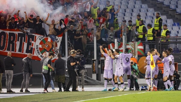 El Athletic ruge sobre la bocina en Roma