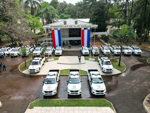 Alto Paraná recibió 20 nuevas patrulleras policiales - ADN Digital