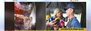 Trágico choque de una camioneta de la policía - SNT