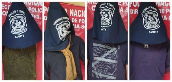 Detienen a cuatro personas por robo de medidores de agua en Capiatá - Policiales - ABC Color