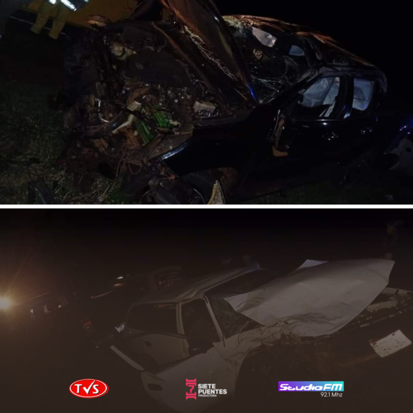 Intendente de Yvyrarobana involucrado en grave accidente en el Km 18. - TVS