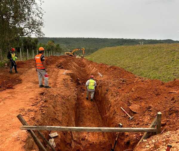 Avanzan las obras de alcantarillado y tratamiento de aguas residuales en Caacupé - .::Agencia IP::.