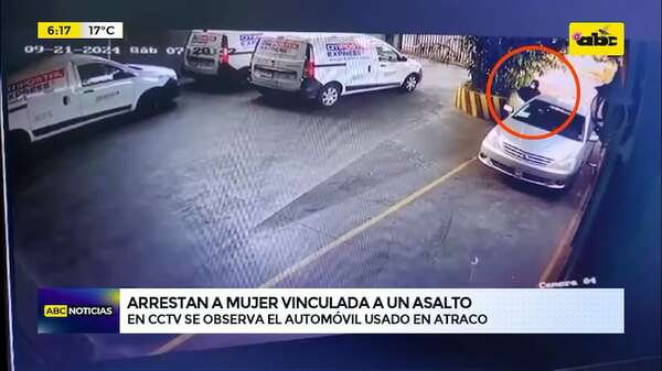 Video: arrestan a mujer vinculada a un asalto - ABC Noticias - ABC Color