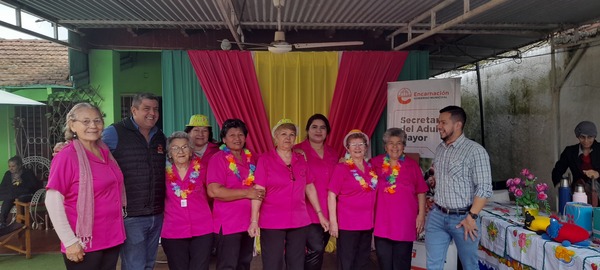 Encuentro de Adultos Mayores en el barrio Mboi Ka´e Encarnación
