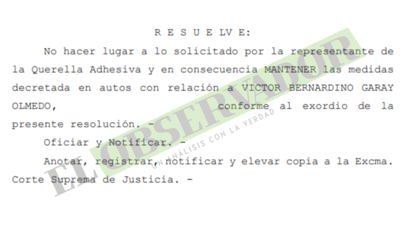 Juez ratifica autorización a que intendente imputado ingrese a sede municipal
