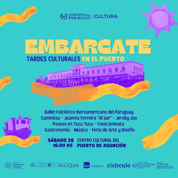 Sábado cultural en el Puerto de Asunción con “Embarcate” • PARAGUAY TV