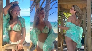 Laura Martino peló su cuerazo: “Celebro mis nuevos mis 49 años”