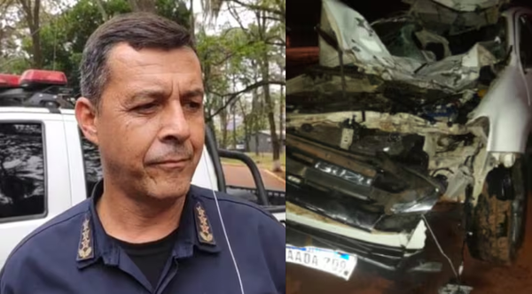Comisario París da su versión tras fatal accidente: “Lamento mucho las habladurías” - Noticiero Paraguay