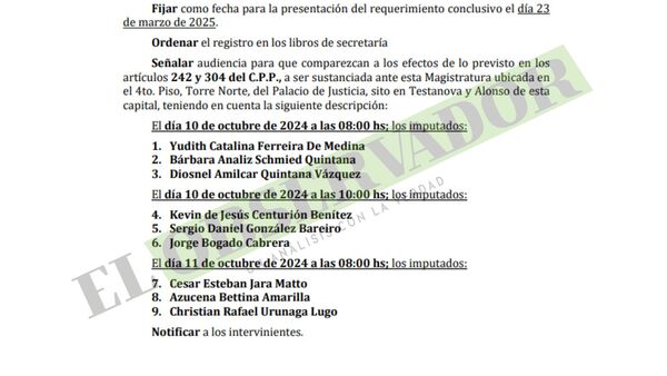 Exintendenta imputada por multimillonario desvío en pandemia es convocada a imposición de medidas