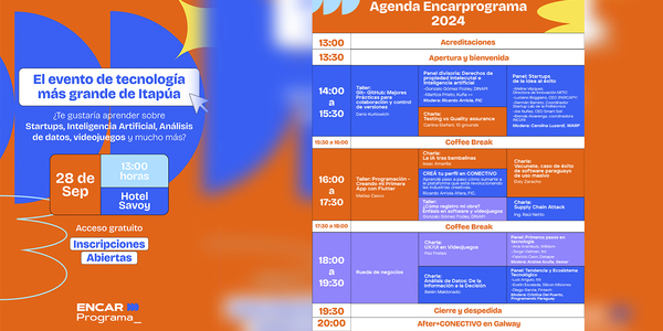 MAÑANA SE REALIZA EL MAYOR EVENTO TECNOLÓGICO DE ITAPÚA: “ENCARPROGRAMA 2024” - Itapúa Noticias