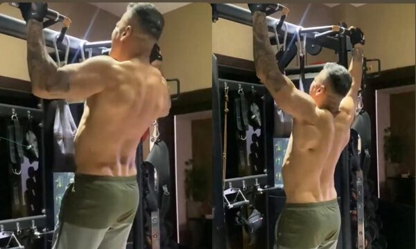 [VIDEO] ¡Mañami… Ex pelotero albirró pela fisicazo de pesoca a sus 47 años!