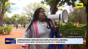 Hospital de Itauguá: limpiadoras denuncian trabajo insalubre, retrasos en pagos y amenazas - ABC Noticias - ABC Color