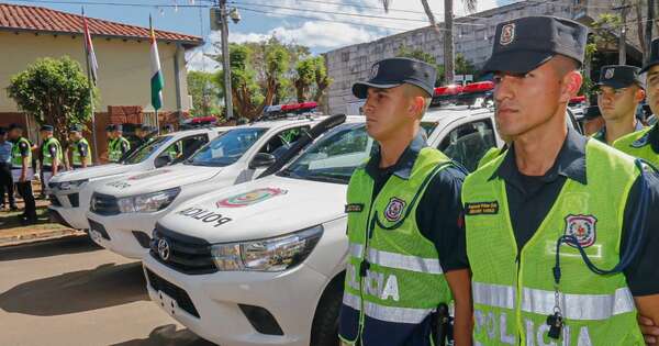 La Nación / Paraguarí y Misiones refuerzan su esquema de seguridad con nueva dotación de patrulleras