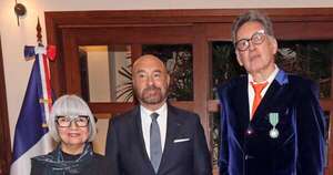 La Nación / Noche de distinciones en la Embajada de Francia