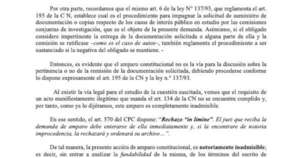 La Nación / Juez en lo Civil rechaza in limine amparo de oenegé contra la CBI