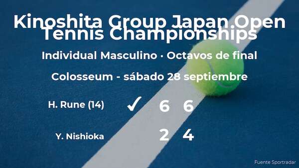 Holger Rune consigue clasificarse para la siguiente ronda del torneo de Tokio - Tenis - ABC Color